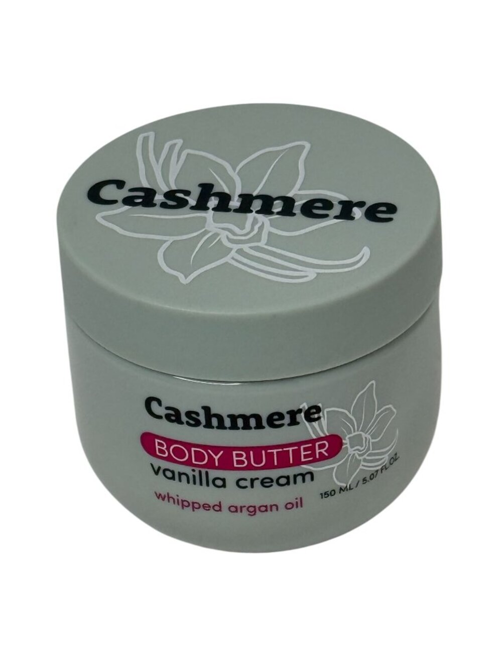 Cashmere Vanilla Cream Body Butter Whipped Argan Oil 5.07 oz